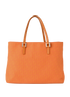 FF Mini Tote, £350, Handbags, Orange, Canvas, Front view